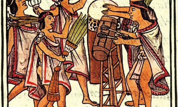 Aztec_drums,_Florentine_Codex.