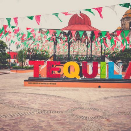 Tequila city in Jalisco, Mexico, Pueblo Magico and UNESCO heritage